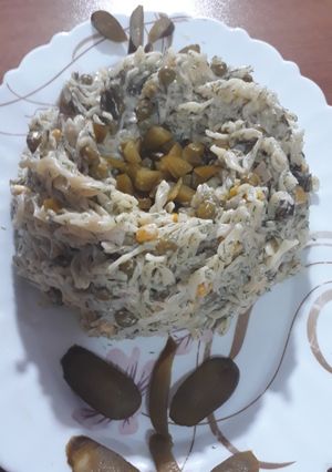عکسی از دستور سالاد ماکارونی دخترم پز