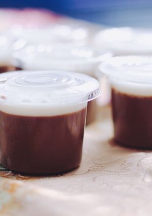 Foto resep Chocolate Pudding with Vla (ala KFC)