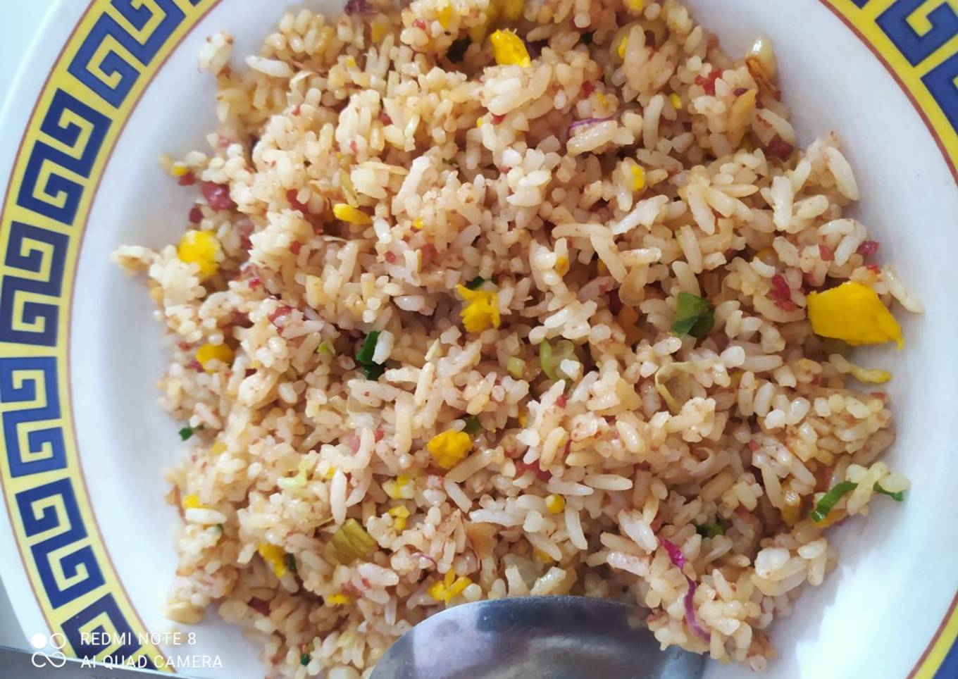 Nasi goreng kornet