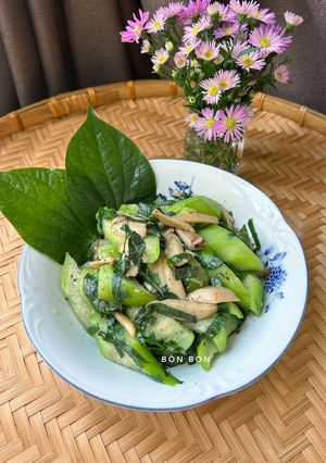 Hình của món Mướp Xào Nấm Lá Lốt Chay 🌱.