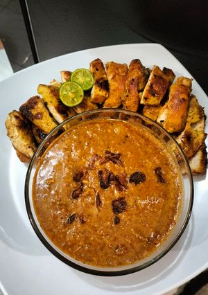 Foto resep Ayam Bakar Bumbu Kacang