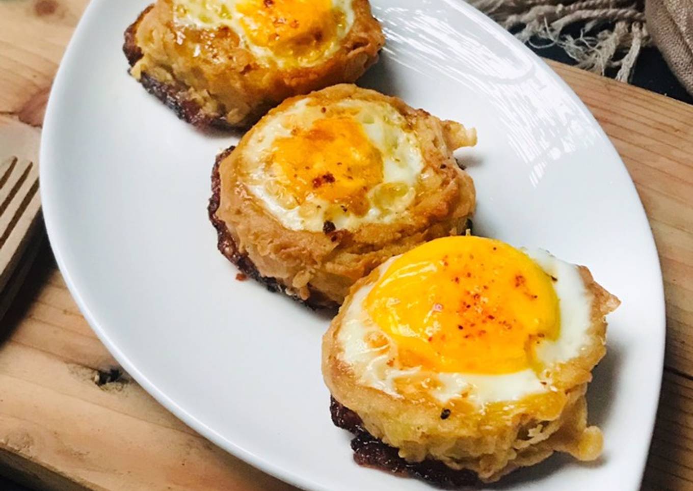 Onion Ring Telur pedas