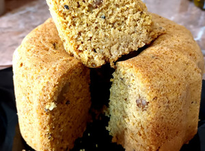 Una foto de Torta de Naranja y Zanahoria Integral olla Essen 😋 #aptodiabeticos#rica #fácil húmeda
