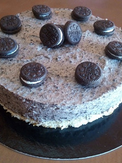 Una foto de Tarta fría de Oreo