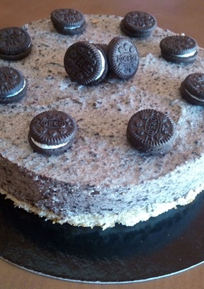 Una foto de Tarta fría de Oreo