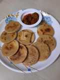 Mari gold biscuits bhakri breakfast