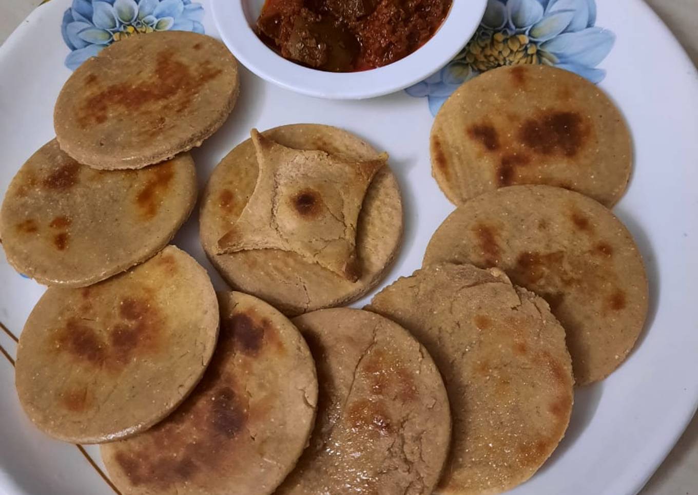 Mari gold biscuits bhakri breakfast