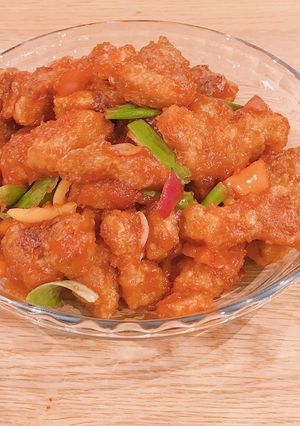 A picture of Sweet and Sour Pork.