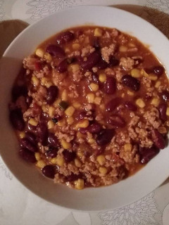 Gyors mexikói chilis bab recept fotója