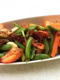Sugar Snap Pea And Carrot With Broccoli