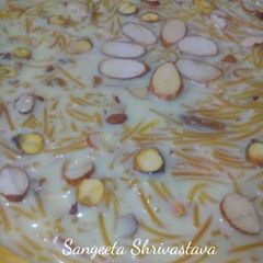 Vermicilli kheer A picture of Vermicilli kheer.