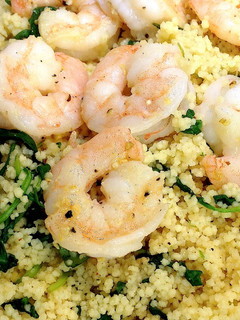A picture of Camarones y Couscous.