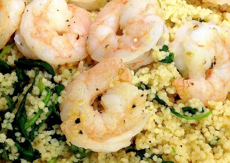 Simple Way to Prepare Quick Camarones y Couscous