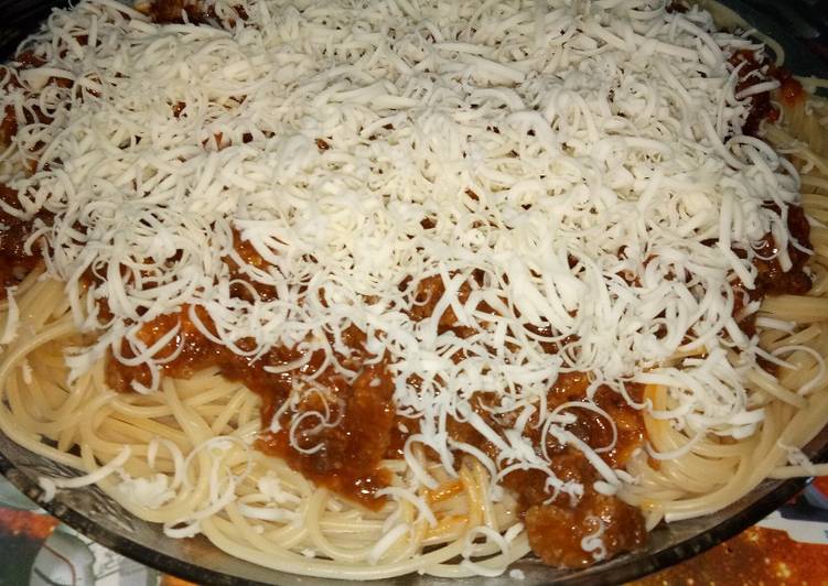 Resep Spaghety super kilat, Lezat