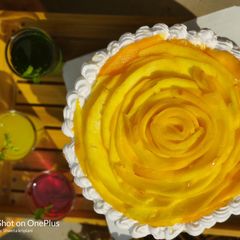 A picture of Mango cake.