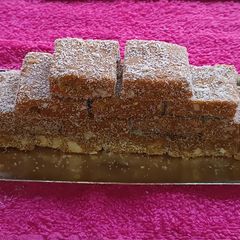 A picture of High Protein Sattu Jaggery Barfi.