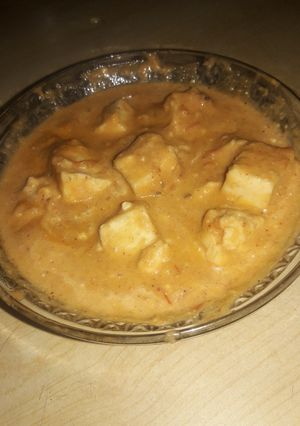 A picture of Shahi paneer.