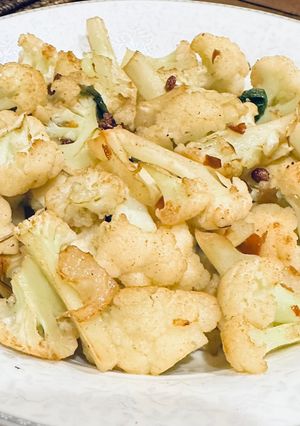孜然花菜 的食譜成品照片
