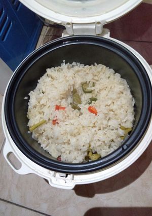 Foto resep Nasi liwet rice cooker