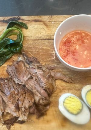 A picture of Worlds Best (I Mean It) Khao Kha Moo – Thai Braised Pork Leg. Meal for 6-10 for $3 - Woweeee Enjoy:P.