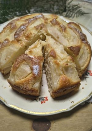 Una foto de Torta Matera de Manzana Vegana (con o sin Gluten)