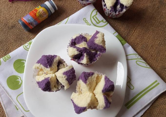 Anti Ribet, Buat Bolu Kukus Talas Mekar Simpel