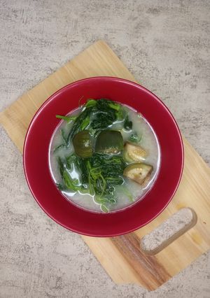 Foto resep Bobor bayam terong