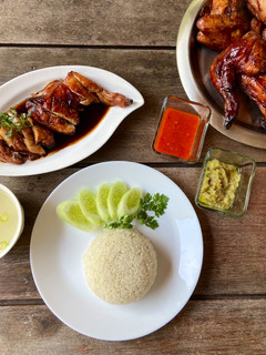 Foto resep Nasi Hainan dengan Ayam Panggang (Hainan Chicken Rice with Roasted Chicken)