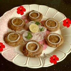 A picture of Beef kabab.