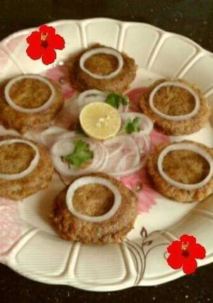 A picture of Beef kabab.