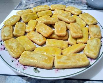 Popular Cuisine Pan Baked Cheese Cookies Delicious