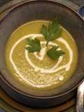 Crema de repollo y judías verdes