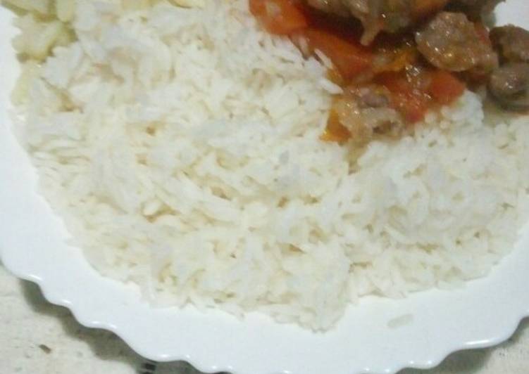 How to Prepare Quick White rice