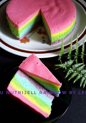 Foto resep Bolu nutrijell rainbow