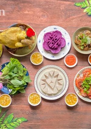 Hình của món Mâm Cơm Tất Niên.