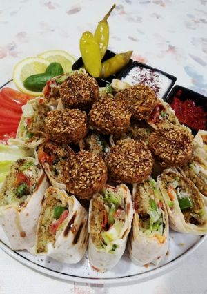 صورة لوصفة اطيب فلافل شامية 😍😋