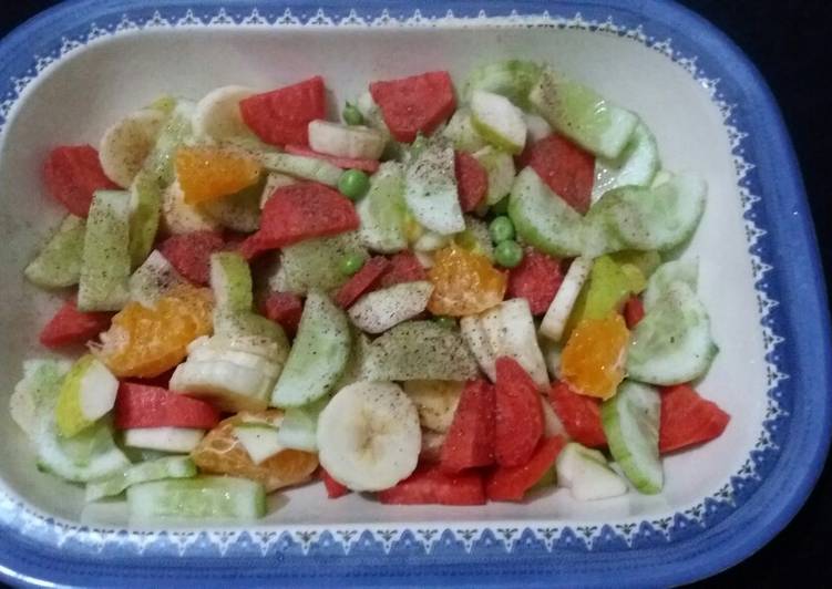 Easiest Way to Make Speedy Mix fruit vegetable chaat