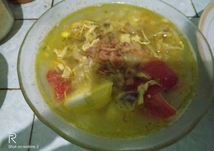 Resep soto ayam