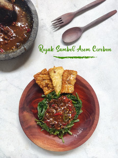 Foto resep Rujak Sambel Asem / Rujak Kangkung Khas Cirebon