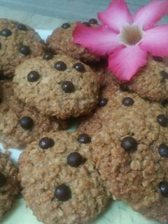 Foto resep Cookies havermut + Choco chips