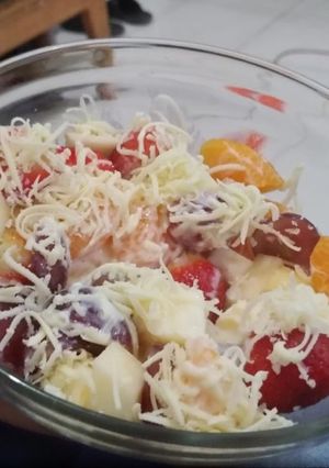 Foto resep Salad buah praktis