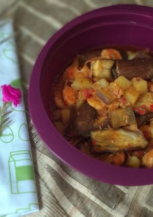 Foto resep Terong udang kentang