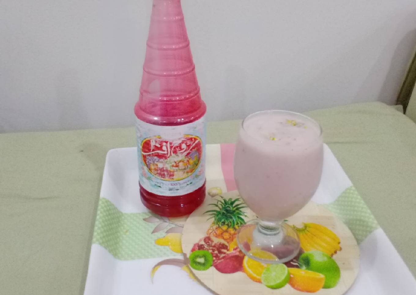 CREAMY LASSI WITH ROOH AFZA