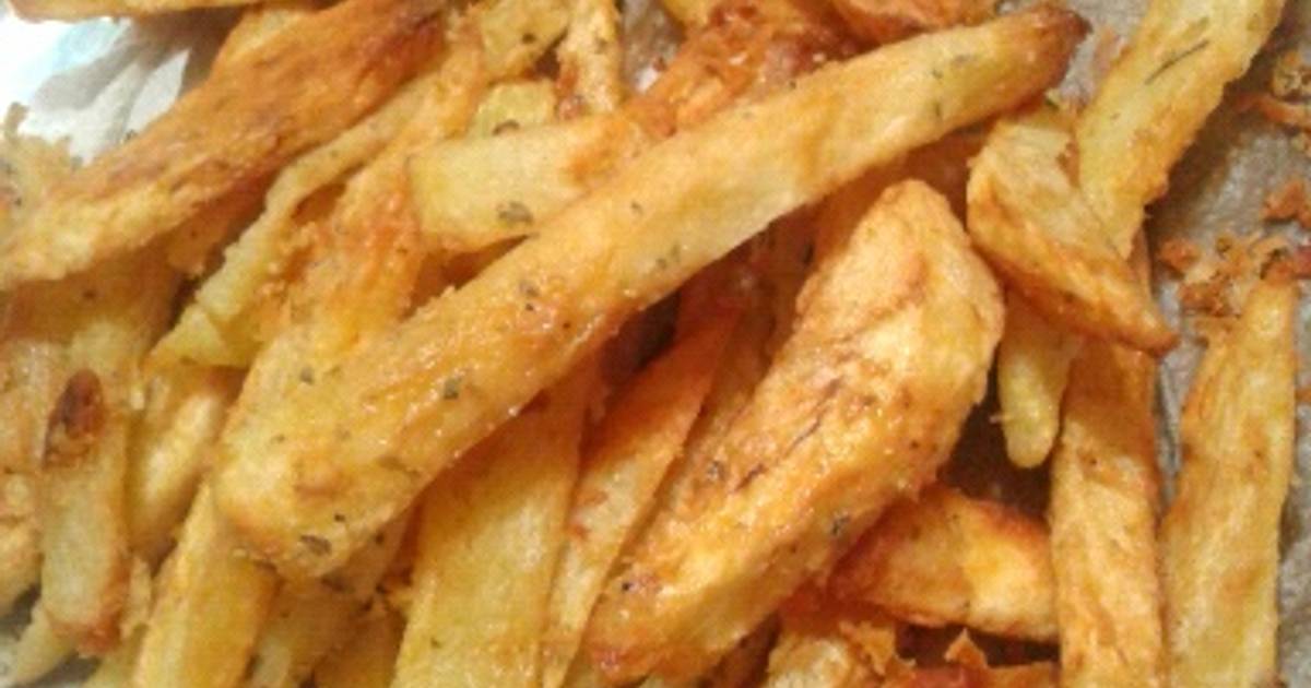 Las mejores papas fritas rápido y riquísimas Receta de Yan Duarte - Cookpad