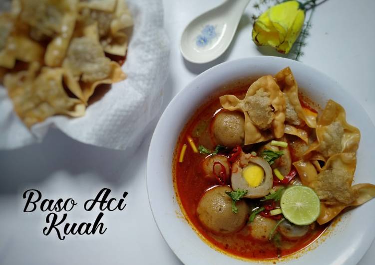 Resep masakan Baso Aci kuah | Cara Bikin Baso Aci kuah Yang Lezat