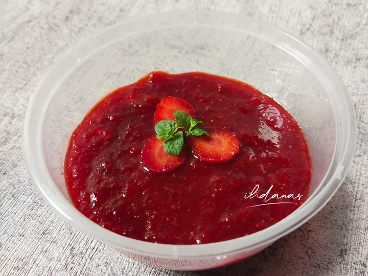 Langkah Gampang Menyiapkan Resep Selai Strawberry / Strawberry Jam yang  Bikin Ketagihan Anti Ribet, Uenak Banget