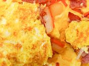 A picture of carrot egg omelette