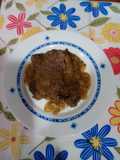 Pluma en salsa de limón