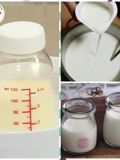 Hình của món Sữa chua từ sữa mẹ.
