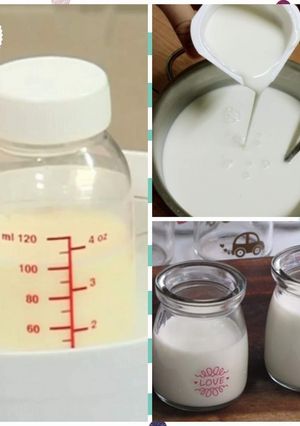 Hình của món Sữa chua từ sữa mẹ.